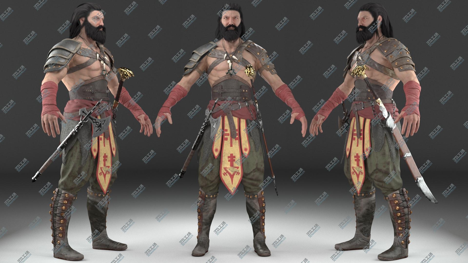 images/goods_img/20210313/3D model Ancient Warrior PBR/4.jpg